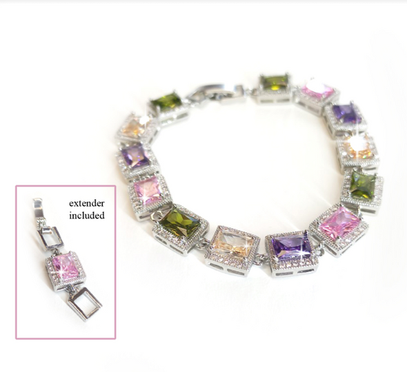 Candy Crush Crystal Bracelet by Jacqueline Kent