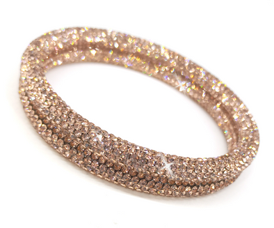Crystal Bangle Bracelets by Jacqueline Kent (Set of 2)