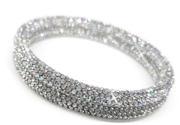 Crystal Bangle Bracelets by Jacqueline Kent (Set of 2)