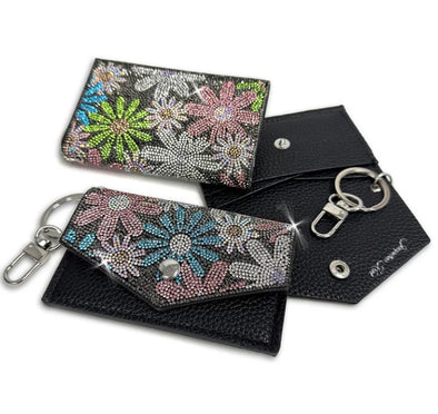 Coin/Card Purse with Keychain by Jacqueline Kent