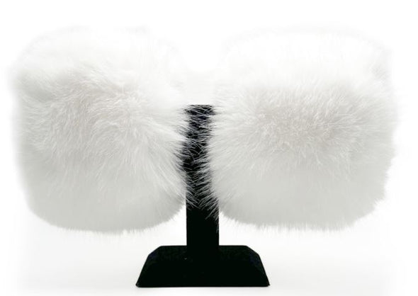 Faux Fur Short Wrist Cuffs from Jacqueline Kent