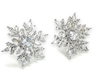 Snowflake Earrings from Jacqueline Kent