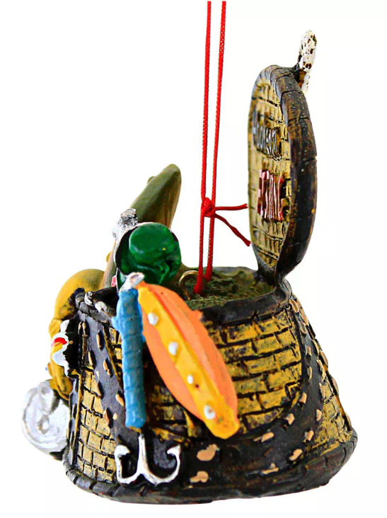 Fishing Basket Ornament by Kurt Adler