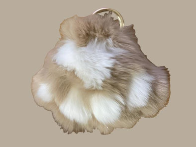 Fur Cat Paw Keychain