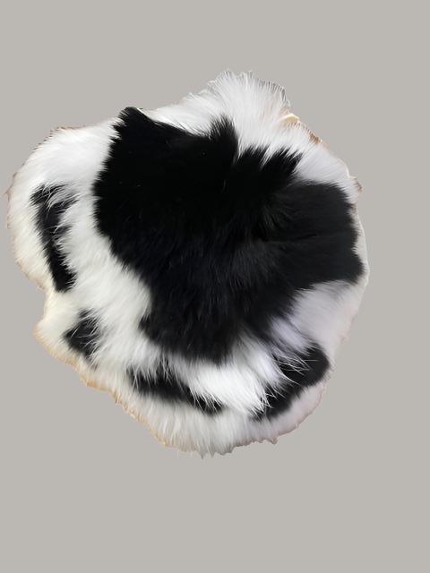 Fur Cat Paw Keychain