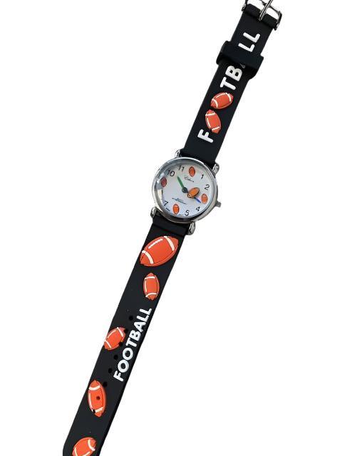 Children's Football Watch with Rubber Band