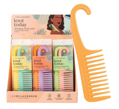 Lemon Lavender® Knot Detangling Combs (2 Per Pack)
