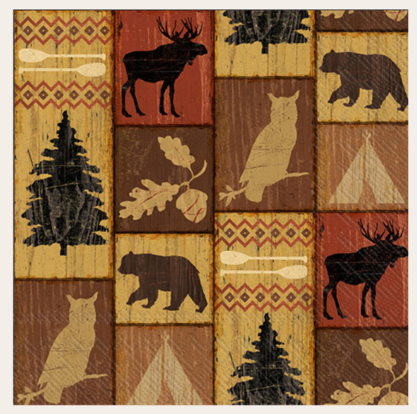 Lake Lodge Cocktail Napkins