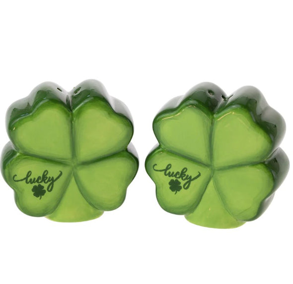 Lucky Heart Salt & Pepper Shakers