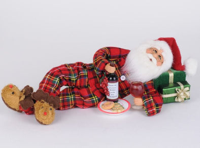 Lying Wine Midnite Snack Santa by Karen Didion