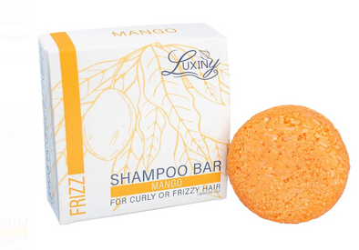Mango Shampoo & Conditioner Bars for (for Curly Hair/Frizz) Home/Travel/Camping
