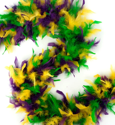 Chandelle Mardi Gras Feather Boa