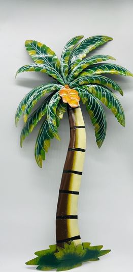 Metal Palm Tree Hanging Décor