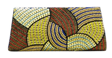 Multicolor Abstract Clutch Bag from David Jeffrey