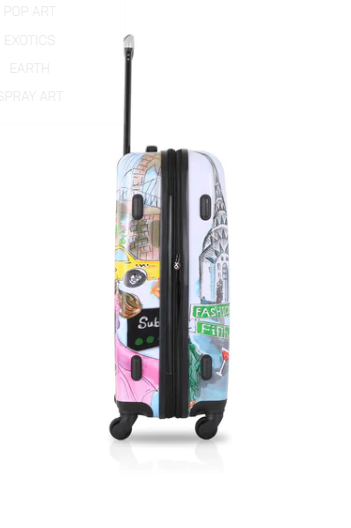 New York Love Fashion Spinner Wheel Luggage by Tucci Italy