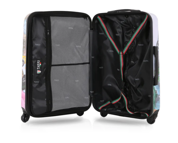 New York Love Fashion Spinner Wheel Luggage by Tucci Italy