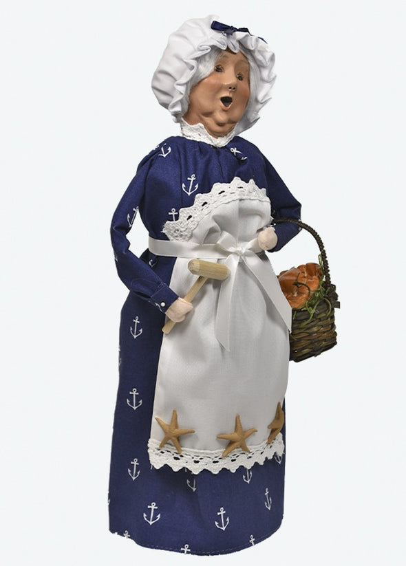 Nautical Mrs. Claus with Crabs from Byers' Choice