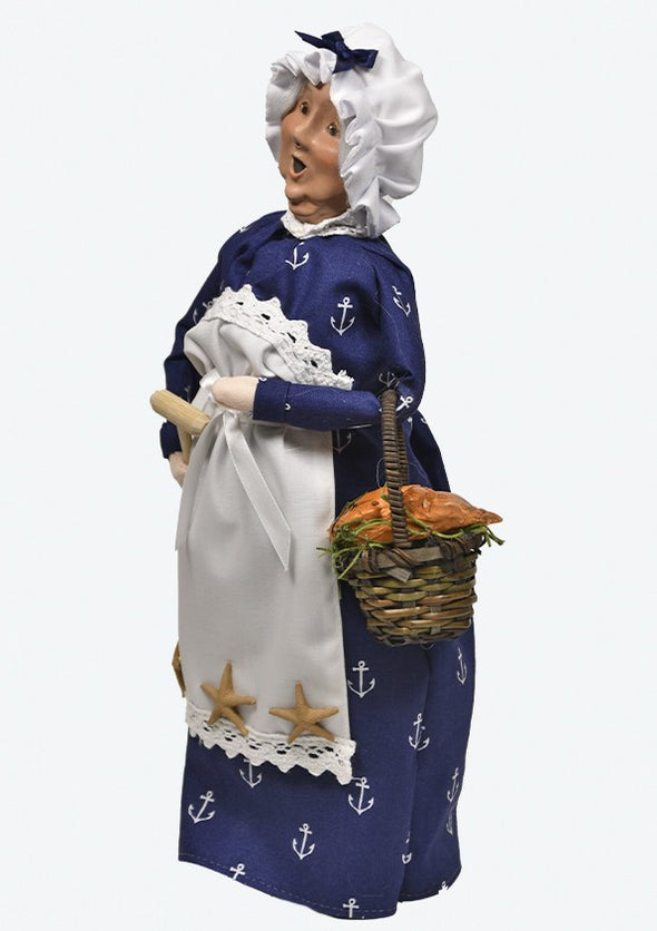Nautical Mrs. Claus with Crabs from Byers' Choice