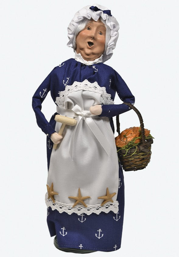 Nautical Mrs. Claus with Crabs from Byers' Choice