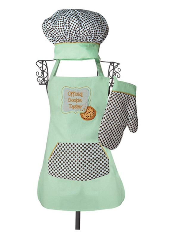 Official Cookie Taster Apron (3-Piece Set)