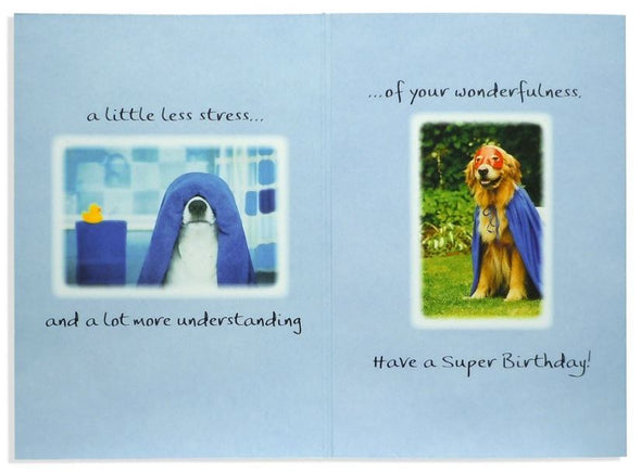 “For Your Birthday I wish you a little more joy…”  Greeting Card