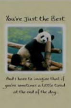 "You're Just the Best" Greeting Card