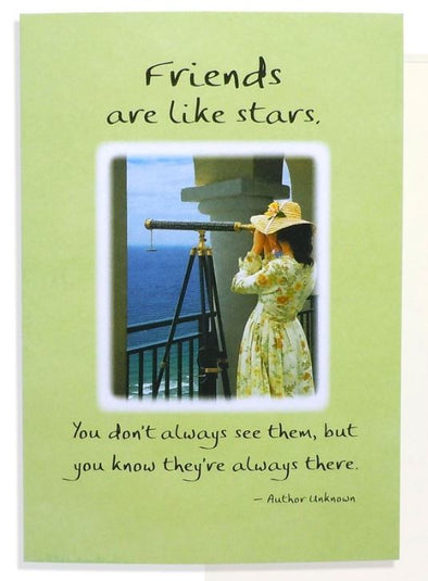 "Friends Are Like Stars" Greeting Cards