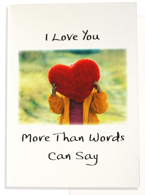 "I Love You More" Greeting Card