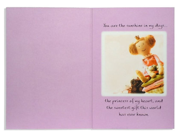 "Grandaughter, You are Beautiful" Greeting Card