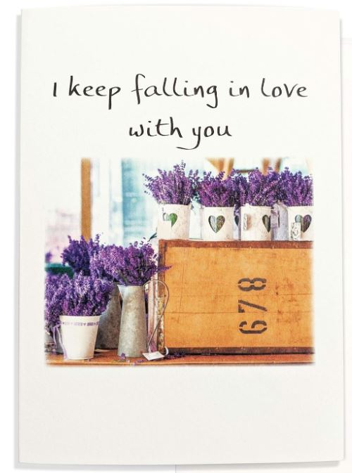 "I Keep Falling In Love With You" Greeting Card