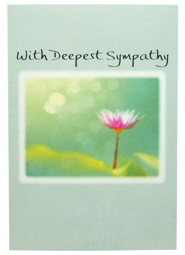 "With Deepest Sympathy" Greeting Card