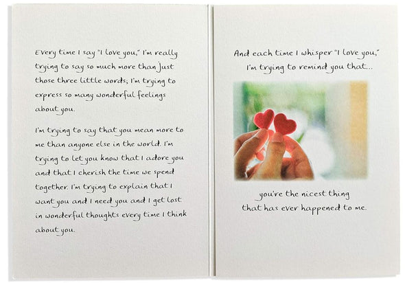 "Every Time I Say I Love You" Greeting Card