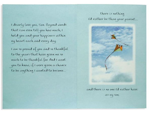 "For You, Son" Greeting Card