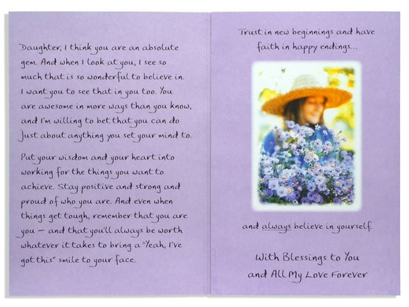 "For You Daughter" Everyday Greeting Card