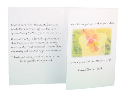 "What Does Thank You Really Mean" Greeting Card