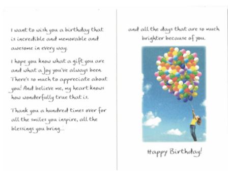 Birthday Greeting Card