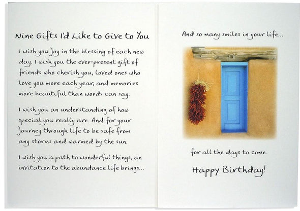 "For Your Birthday" Greeting Card