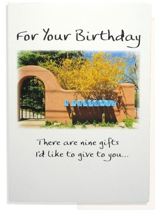 "For Your Birthday" Greeting Card