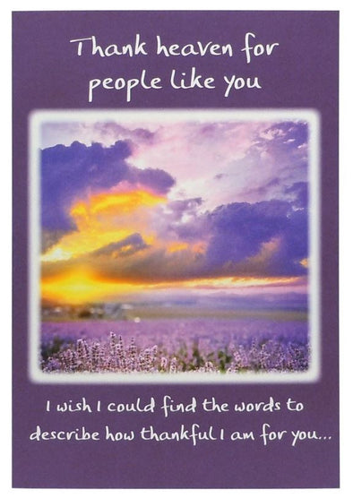 "Thank Heaven For People Like You" Greeting Card