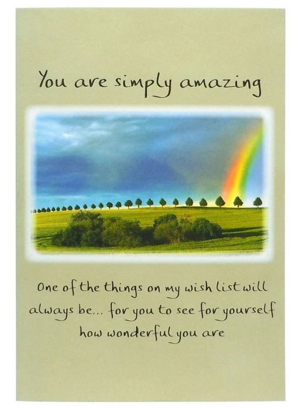 "You Are Simply Amazing" Greeting Card