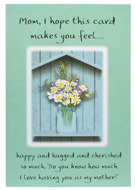 "Mom, Hope This Cards Make You Feel..." Greeting Card