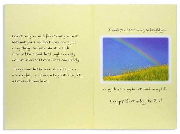 "Especially For You On Your Birthday" Greeting Card