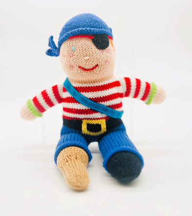 Arnee the Pirate Hand Knit Doll