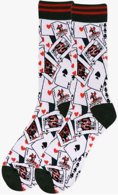 Men's Playing Cards Novelty Socks