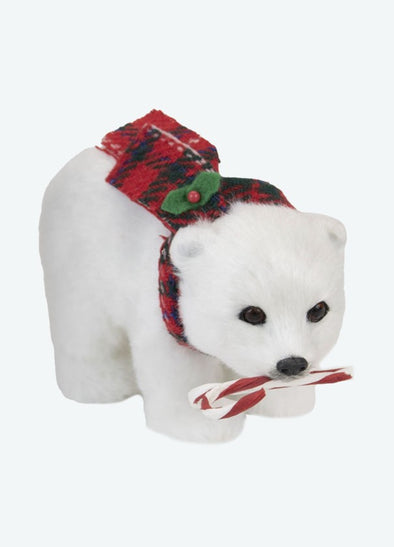 Polar Bear with Candy Cane from Byers' Choice