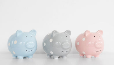 Polka Dot Piggy Bank