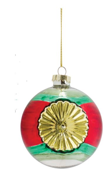 Glass Reflector Ornament