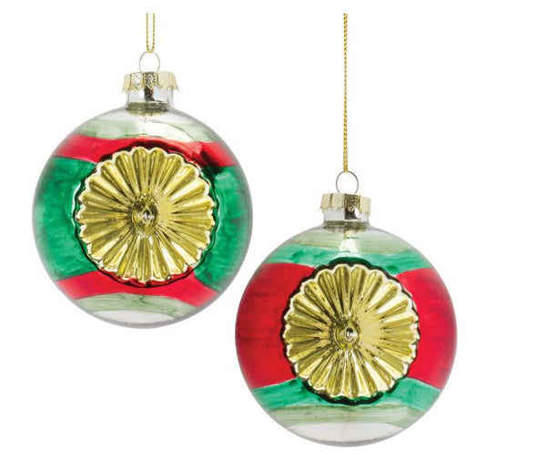 Glass Reflector Ornament