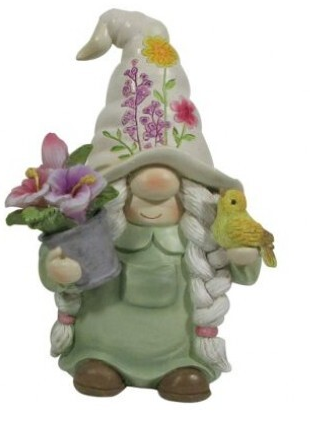 Resin Garden Gnomes with Flowers