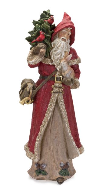 Rustic Santa Figurine (20.5" Tall)